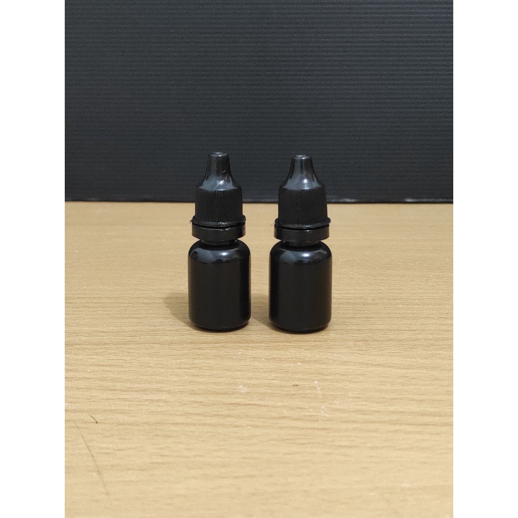 BOTOL PROPOLIS 10 ML SEGEL HITAM/BOTOL TETES/BOTOL ESSEN