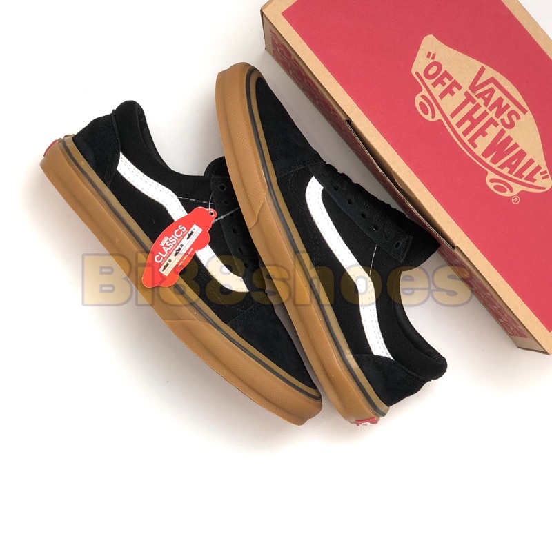 Vans Old Skool Classic Black Gum Import 1:1 Dt Premium