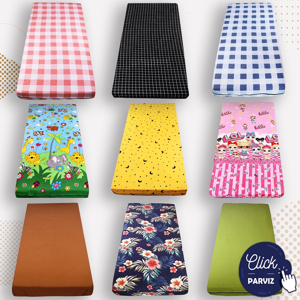Sarung Kasur Busa Resleting 90x200x15 Sprei Resleting 90x200
