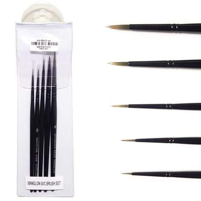 

PROMO Arte Manglon Watercolor Brush Set 5 - Kuas Cat Air/CAT AKRILIK SET/CAT AKRILIK SET 24 WARNA/CAT AKRILIK PASTEL/CAT AIR/CAT AIR LUKIS SET/CAT AIR GIOTTO/KUAS LUKIS 1 SET/KUAS LUKIS KECIL/KUAS LUKIS LENGKAP/KANVAS LUKIS/KANVAS LUKIS SKETSA/KANVAS