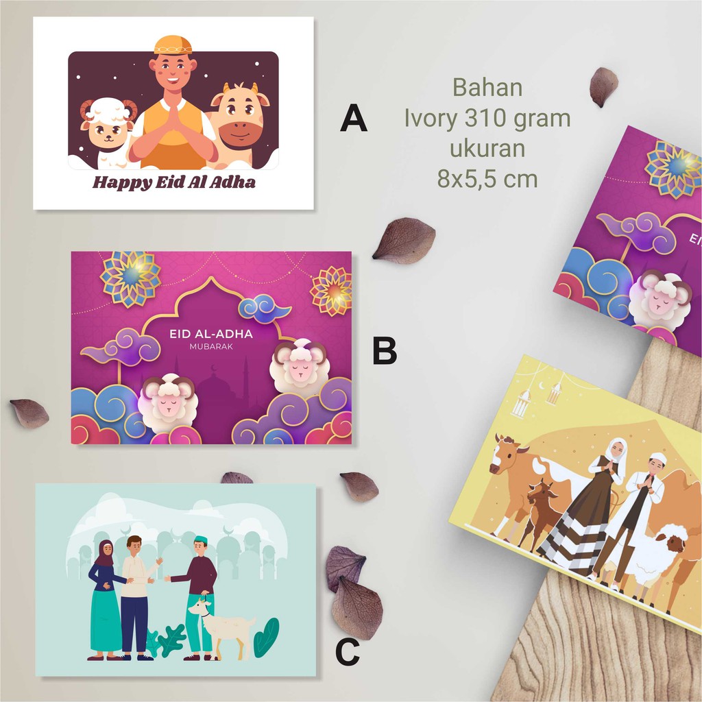 

Stiker Ucapan Hadiah Parcel Hari Raya Idul Adha/Raya Qurban / Besar Edisi 2