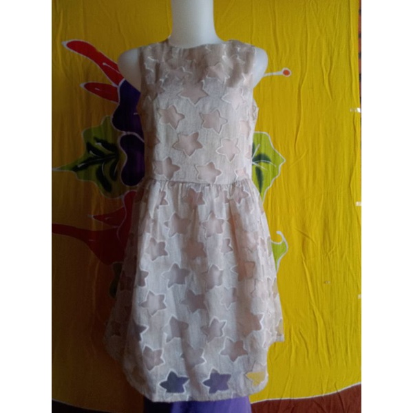 MINI DRESS WANITA KEREN MINI DRESS MOCCA GOLD COSCO