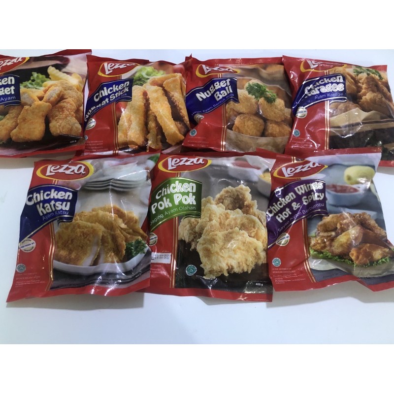 

LEZZA Chiken Nugget/Nugget stik/Nugget Ball/Karage/Katsu/Pokpok/Wings hot&spicy