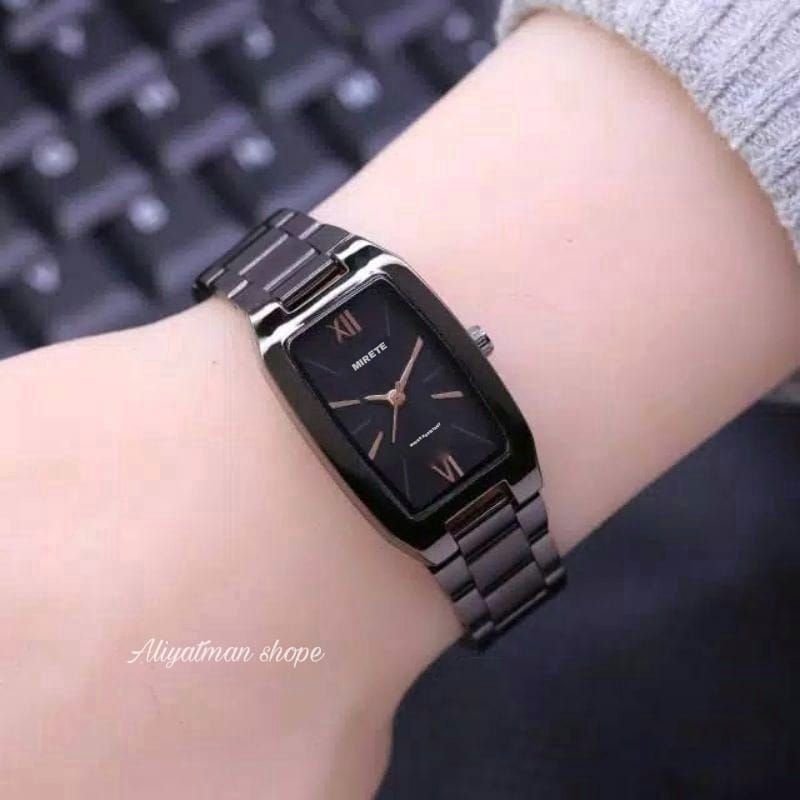 [READY STOK] JAM TANGAN WANITA MIRETE ORIGINAL IMPORT TAHAN AIR FREE BATRAI CADANGAN//JAM TANGAN WANITA RANTAI STAINLISS TERBARU, TERLARIS MODEL FASHION BAYAR DI TEMPAT