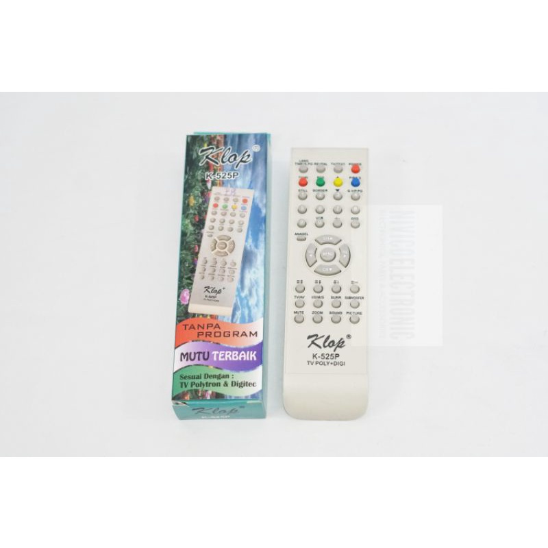 Remot TV tabung Polytron Digitec KLOP K 525P