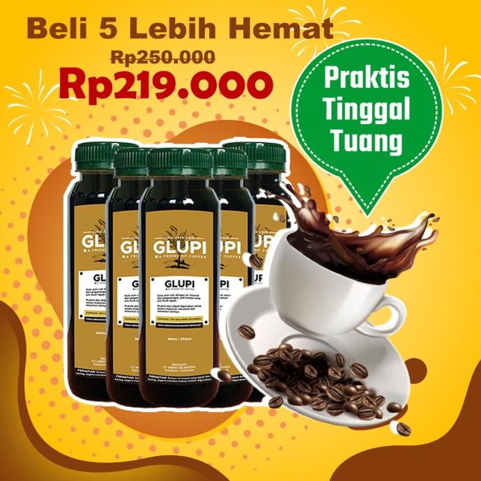 

[PAKET 5 BOTOL GLUPI] GULA AREN CAIR BROWN SUGAR ORGANIK UNTUK KOPI CD364512ZX