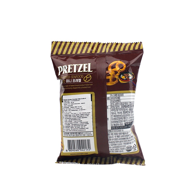 KKV - SAMJIN PRETZEL STIR FRIED SNACK SEAFOOD / WASABI 85g