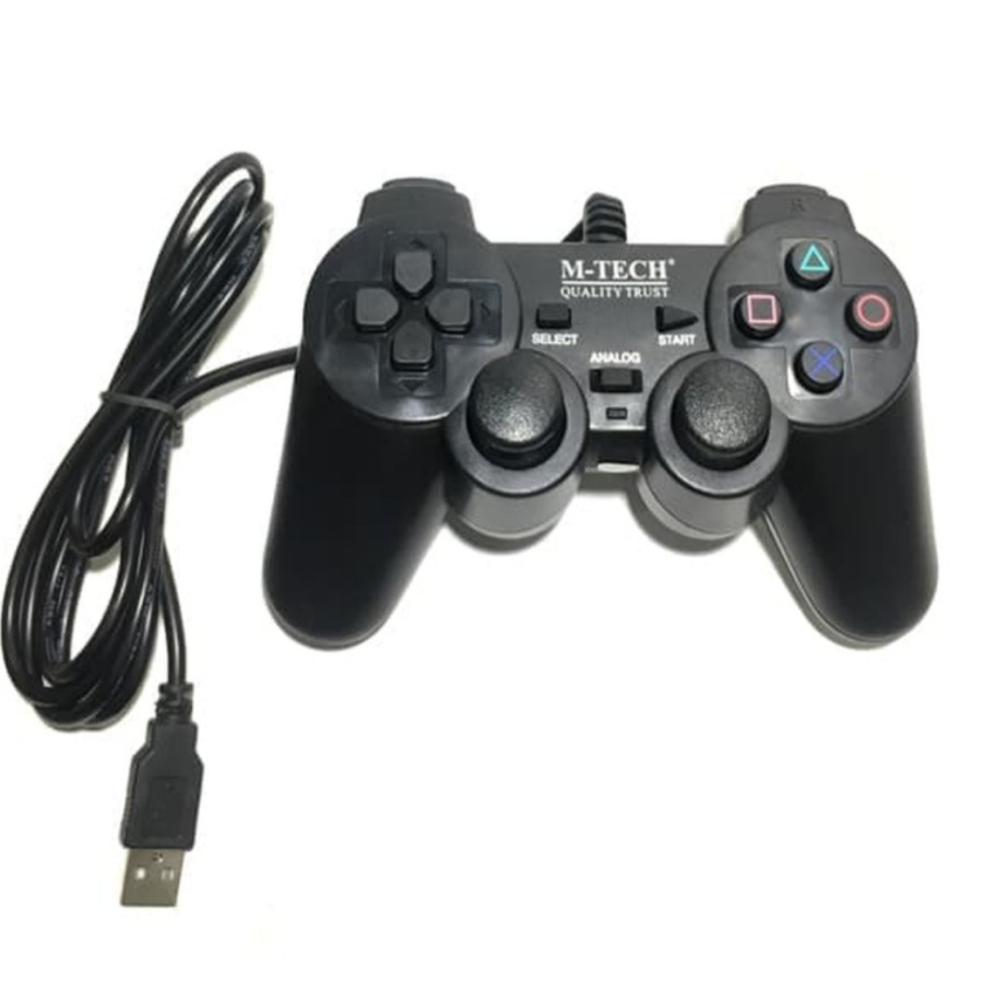M-Tech Gamepad Stick PS Single Hitam - USB