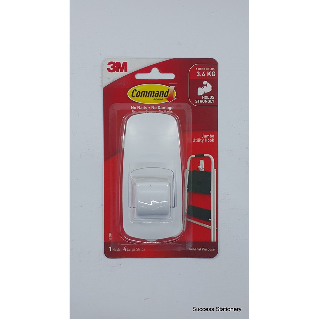 3M COMMAND HOOK JUMBO 17004ANZ