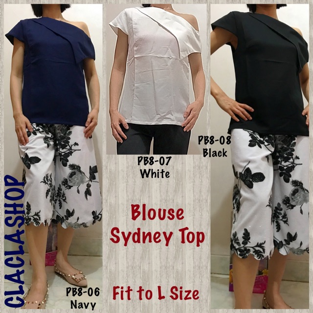 Atasan Blouse Off Shoulder Casual Wanita|Baju Sabrina Off Shoulder Cewek