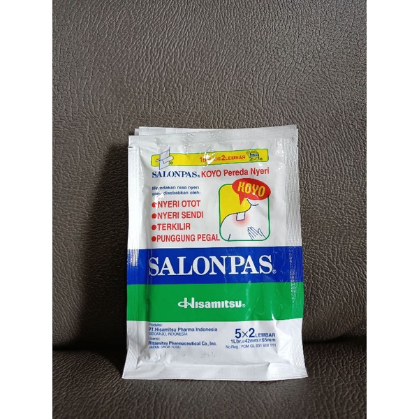 Salonpas Koyo pereda nyeri isi 10 lembar (5x2 lembar) /salon pas hijau