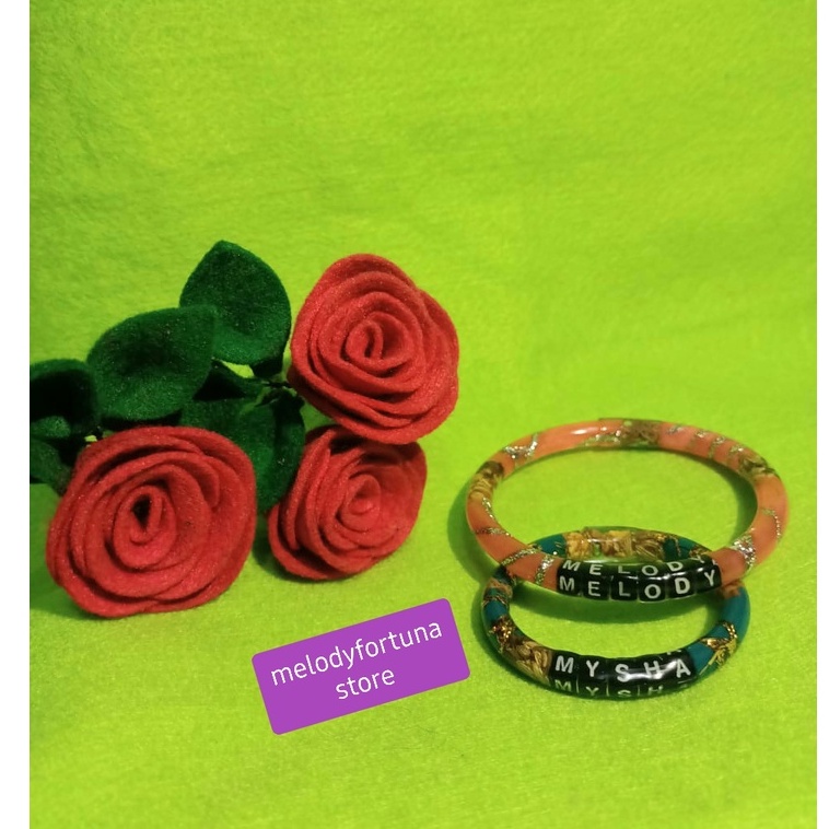 Gelang sawan/gelang sambetan/gelang kariango unik TERLARIS-request nama