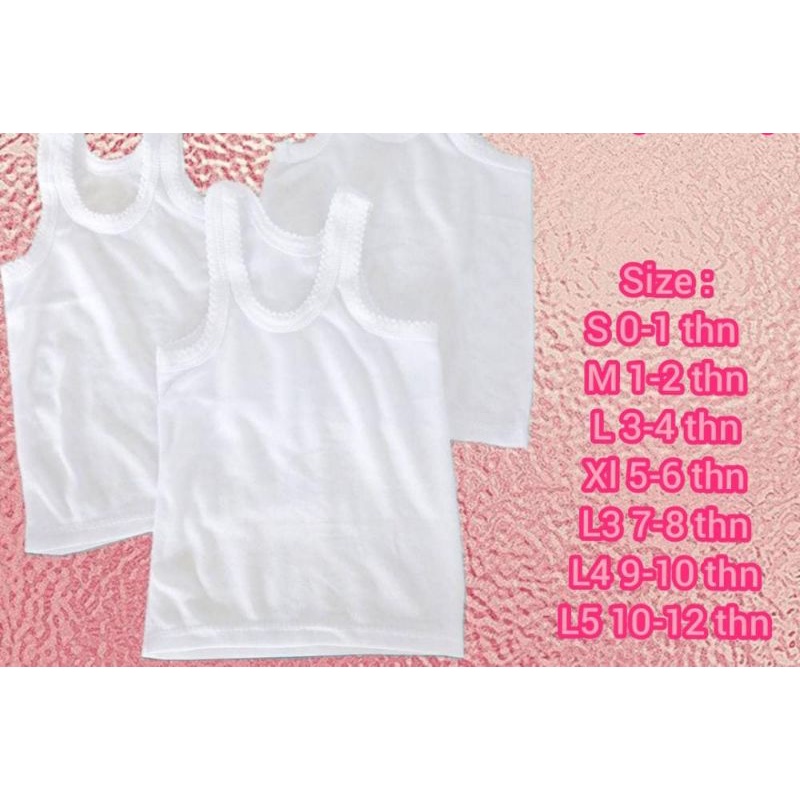 kaos sangsang anak/kaos daleman anak/singlet anak