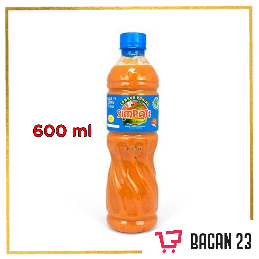 

Lombok Kuning Simpati Khas Makassar (600ml) / Saus Sambal / Bacan 23 - Bacan23