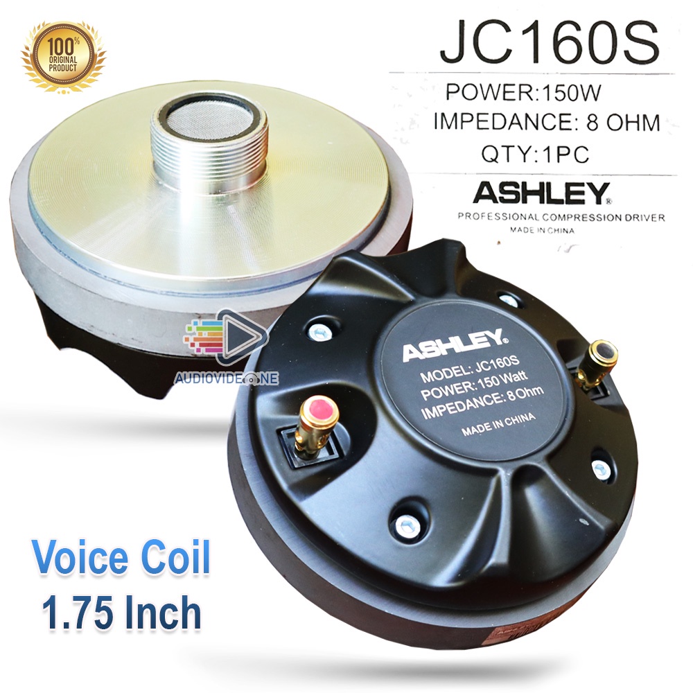 Driver Ashley JC160S Tweeter Model Drat Power 150 Watt Compression Driver Twiter