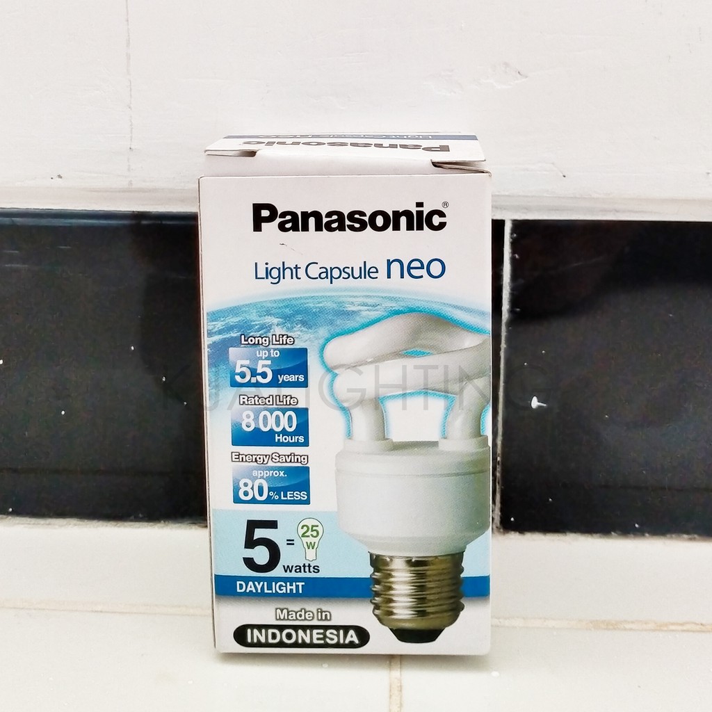 PROMO Lampu Panasonic NEO Spiral 5W