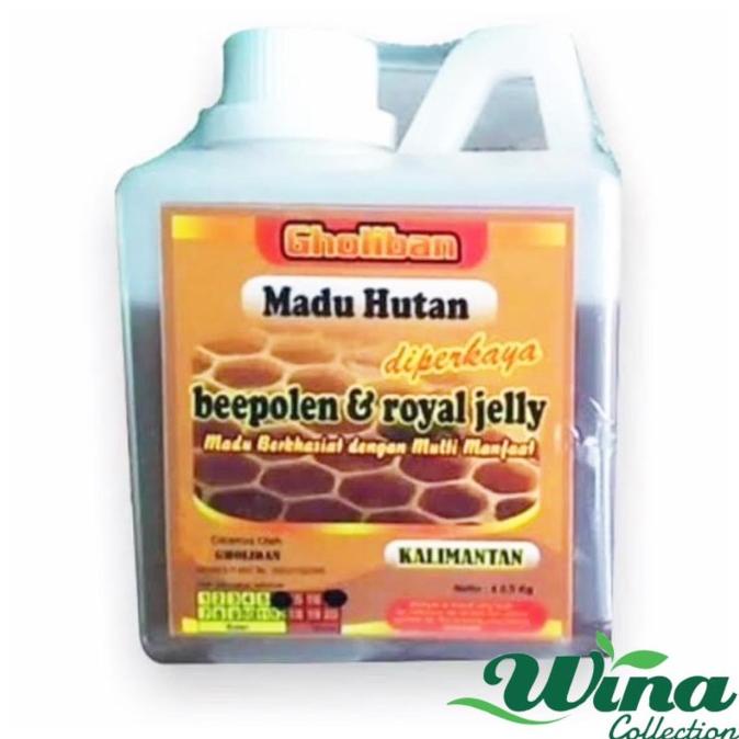 

Madu Hutan Gholiban Plus Bee Pollen 500gr