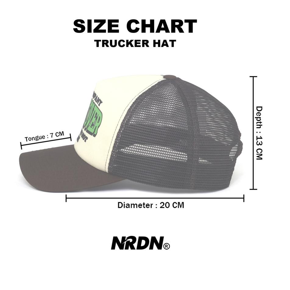 (TERBAIK) NRDN Clothing Hat  UNDERCOVER TRUCKER HAT