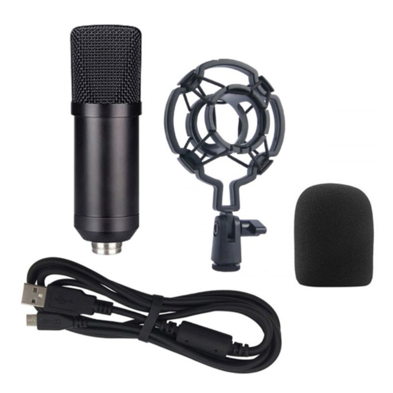 MICROPHONE MIC BM700 BM 700 USB CONDENSER RECORDING ZOOM MEETING STAND MIC