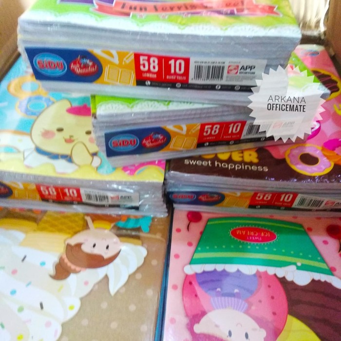 

Buku Tulis Sidu 58 Per Pack isi 10