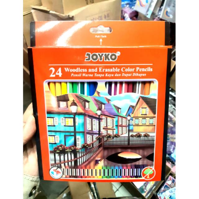 

PENSIL WARNA JOYKO 24 WARNA Dapat DIHAPUS