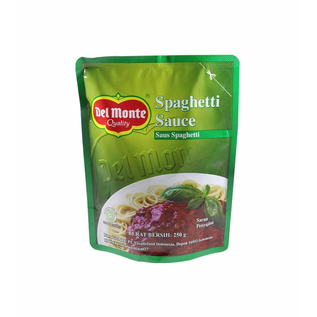 Delmonte Spaghetti Sauce Pouch 250 gr