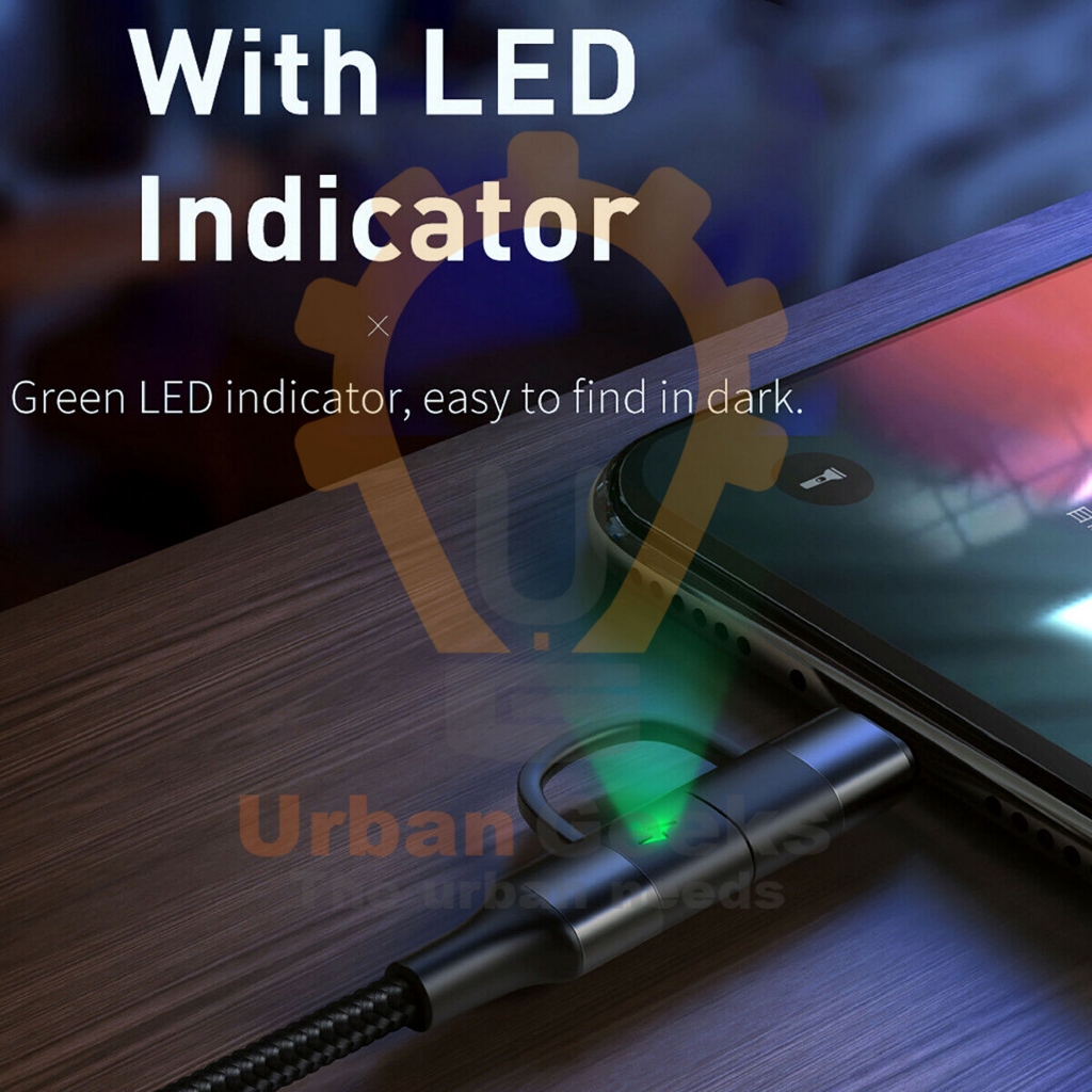 Kabel Data type C to type C + Lightning QC 4.0 2 in 1 60W 1,2m Mcdodo