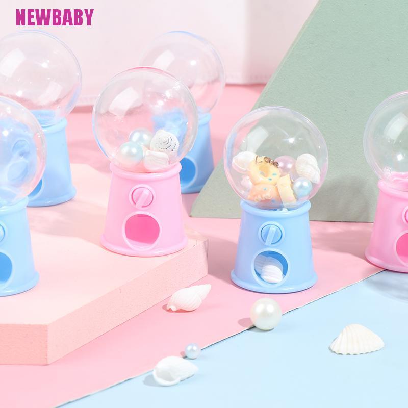 [NEWBABY] Mini Candy Machine Bubble Gumball Dispenser Coin Bank Kids Toy Chrismas Gifts