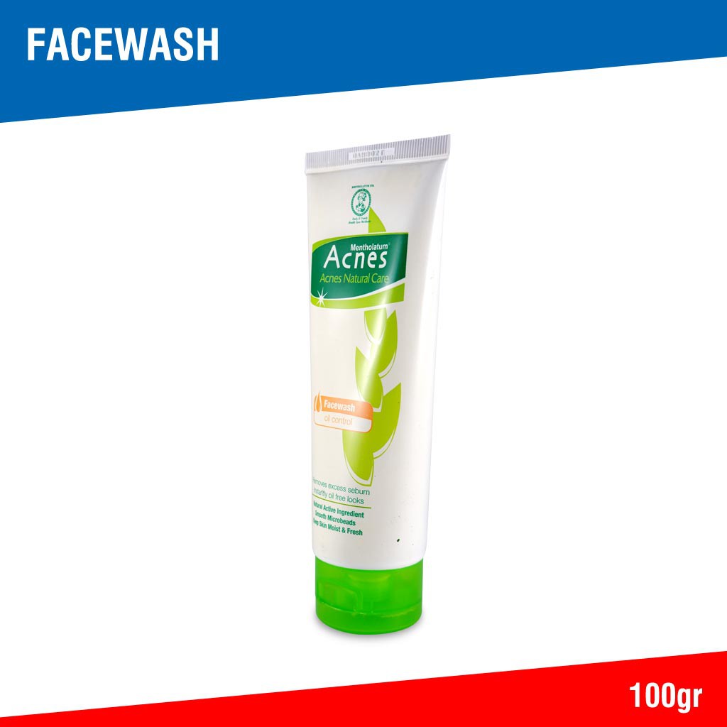 Acnes Natural Care Face Wash Oil Control 100gr