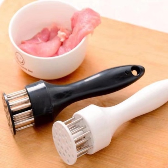 Alat Pelunak Pelembut Daging Alat Dapur Pengempuk Meat Tenderizer Pencacah Daging Manual / Pengempuk / Pencacah Daging / Alat Penggiling Daging / Gilingan Daging / Penghancur daging / Penghalus Daging / Alat Pelunak Danging / Meat Tenderizer stainless