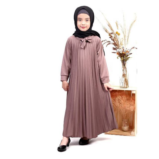  GAMIS PLISKET ANAK  ANAK  4 12 TAHUN PAKAIAN ANAK  BAJU 