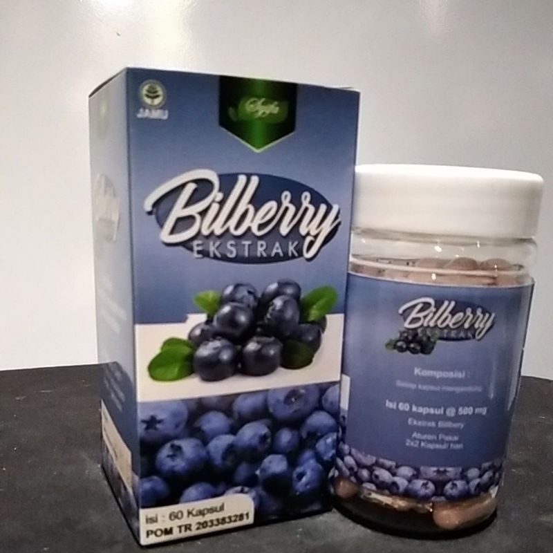 Jual Ekstrak Bilberry Kp Kapsul Bilbery Bilberi Shopee Indonesia