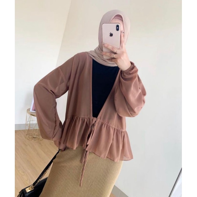 OUTER SIFON TERMURAH VIVI / CARDIGAN CHIFFON / LUARAN ADEM TERMURAH