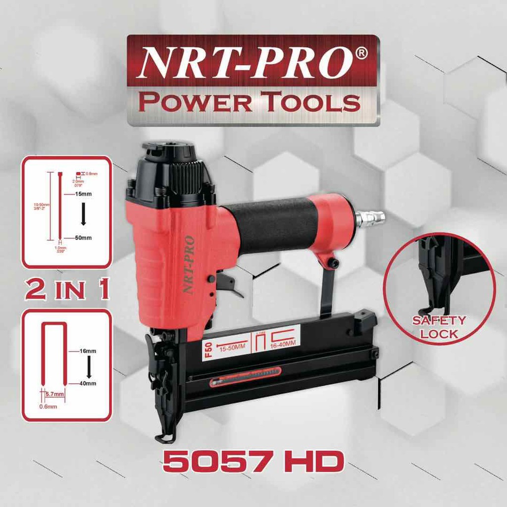 NRT-PRO Air Nailer / Paku Angin Type 5057 HD ( 2 Fungsi )