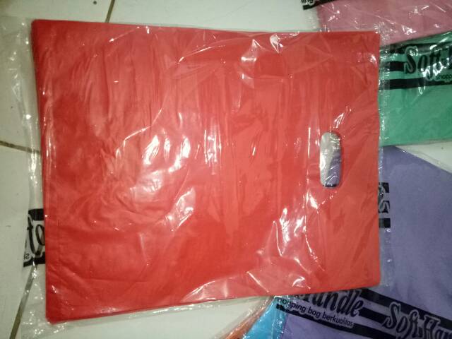 Kantong Plastik Pond Packing Shop 30x38 Oval Plong Polos 30 x 38 Cm Shoping Bag Plastik Pack Online Shop