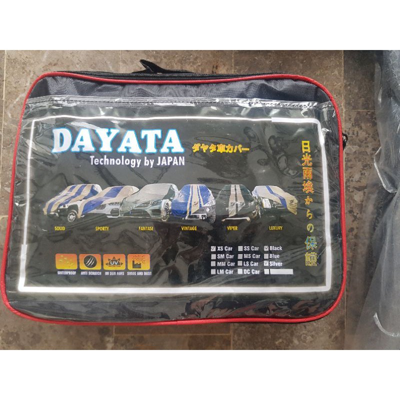 BODY COVER MOBIL DAYATA SIZE SM YARIS ALL NEW AVANZA RUSH TERIOS HRV FREED