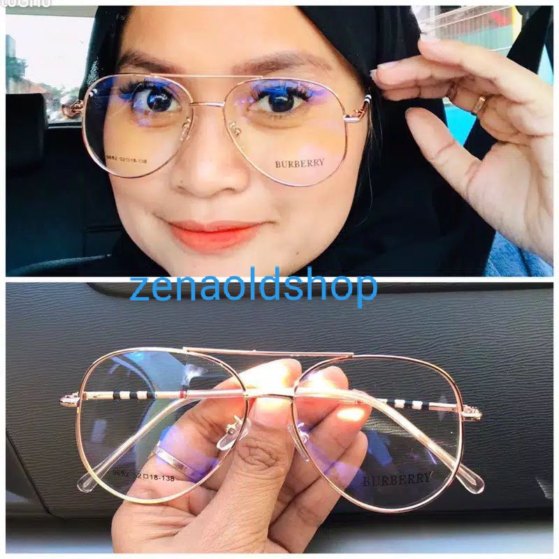 KACAMATA AVIATOR | paket frme+lensa antiradiasi photocromic blueray bluecromic /