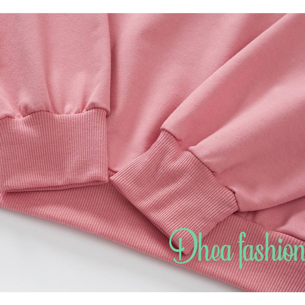 Sweater  Lutest Harijaku Korea Style | Sweater hoodie collared/kerah | Dhea Fashion