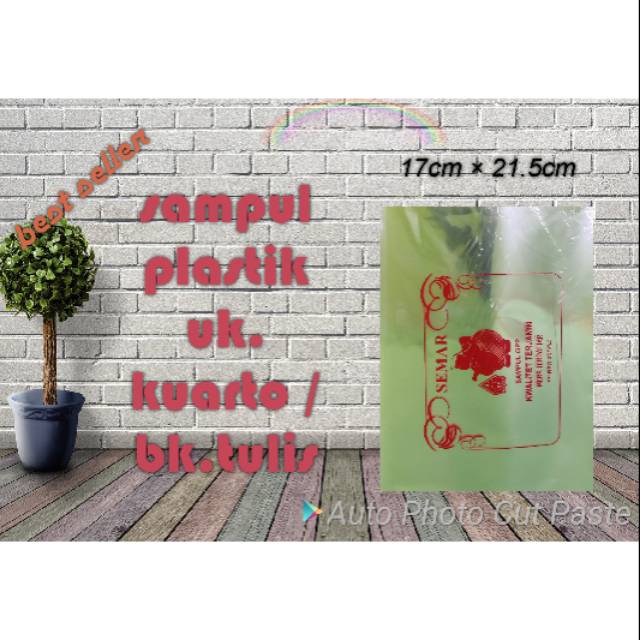 

Sampul buku tulis plastik uk. Kuarto