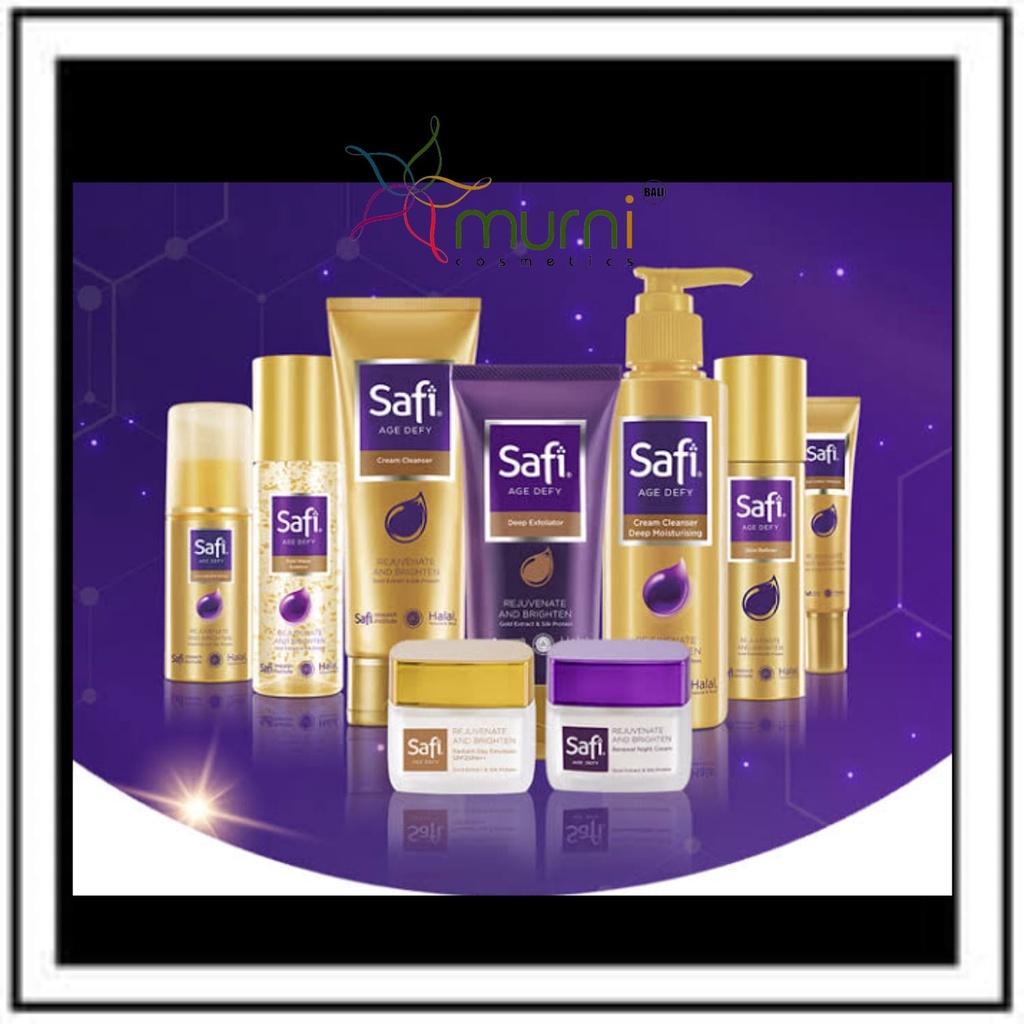 Image of SAFI AGE DEFY DAY | NIGHT | GOLD WATER ESSENCE | SKIN REFINER | MAKE UP REMOVER | YOUTH ELIXIR | SKIN BOSSTER | DEEP EXFOLIATOR | DEEP MOIST | CREAM CLEANSER | CONCENTRATE SERUM | EYE CONTOUR #0