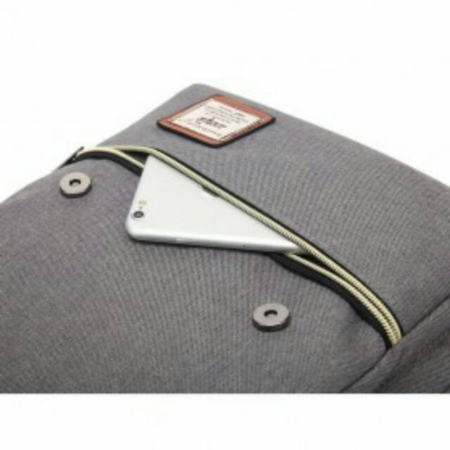 Tas Ransel Canvas OMFB0PLR - Light Gray