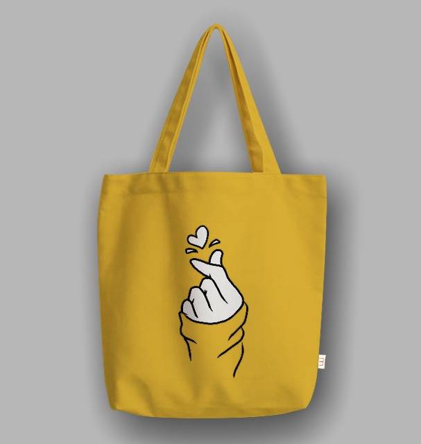 &quot;Messy&quot; Tote Bag Saranghae