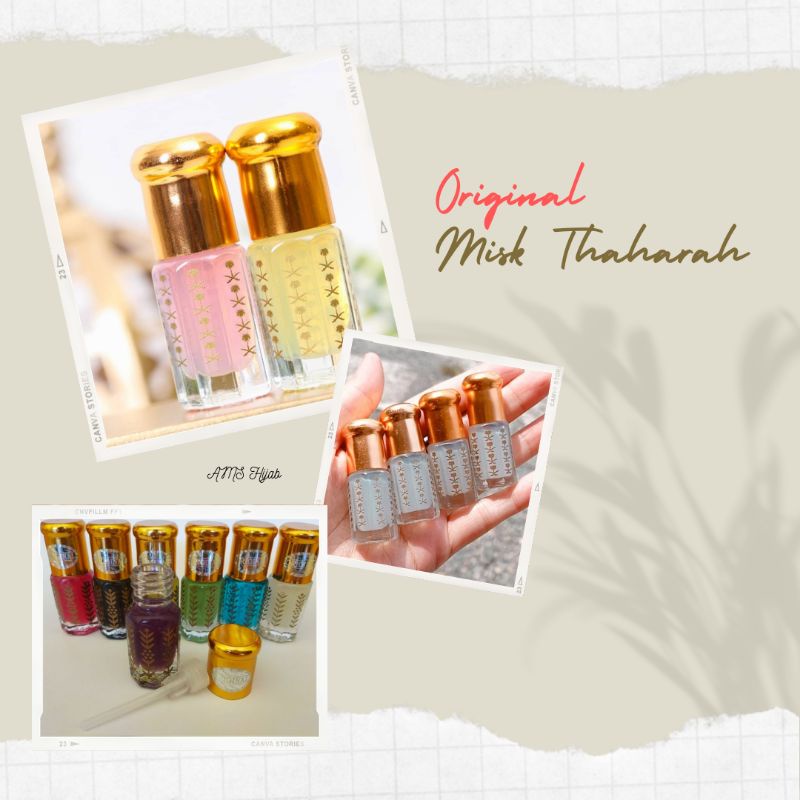 misk thaharah / parfum bersuci / musk thaharah / parfum pria wanita