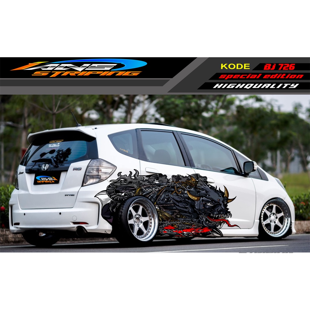 STICKER MOBIL HONDA BRIO / JAZZ RS / MOBILIO / AGYA / YARIS / ATOS / STICKER MOBIL