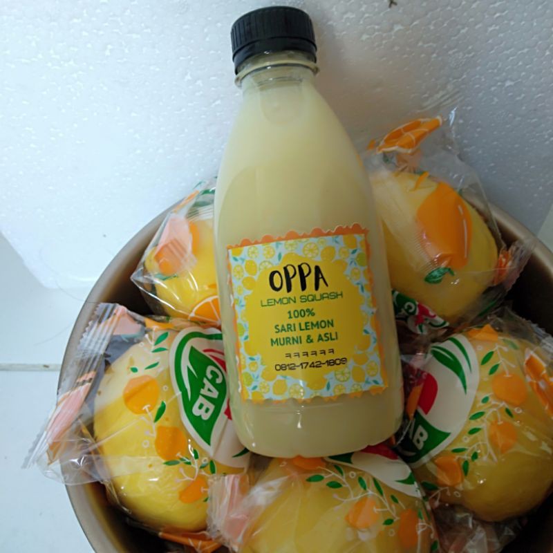 

Sari Lemon OPPA Lemon squash 100% original