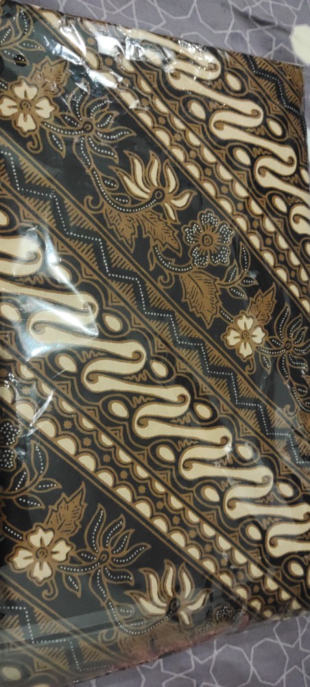 Kain Jarik Batik Solo (cabut Alusan) Motif Sogan Parang Seling