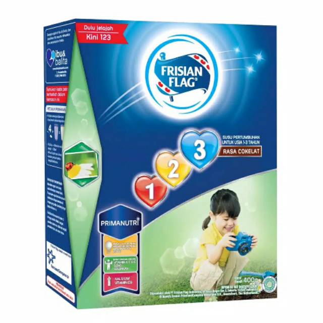 Susu Frisian Flag 123 Cokelat