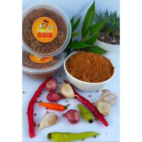 

Abon Sapi Bibib 100%sapi kemasan 120gram