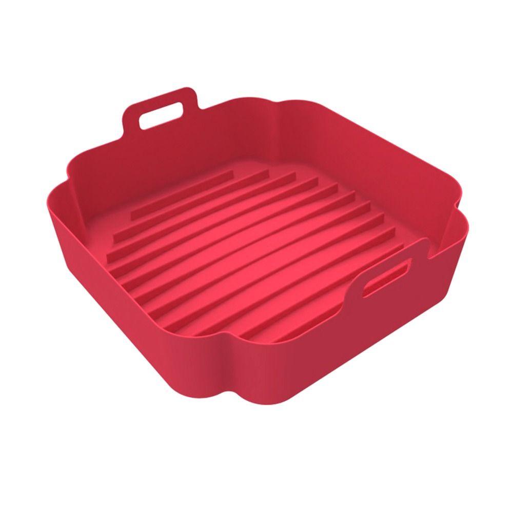 Top Square Silicone Pot Replacement Cooking AirFryer Aksesoris Baking Basket