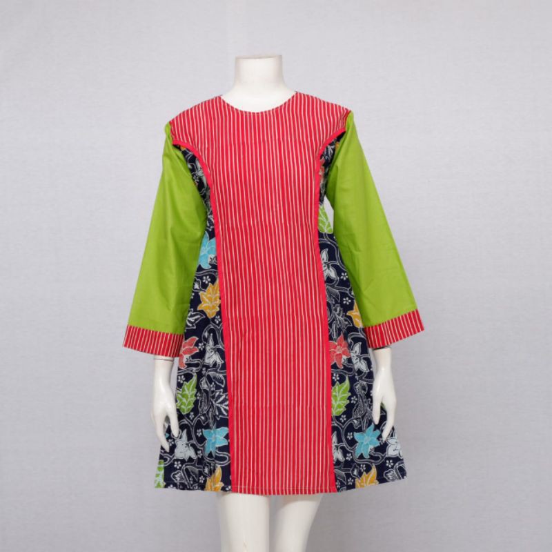 tunik batik kerja modern